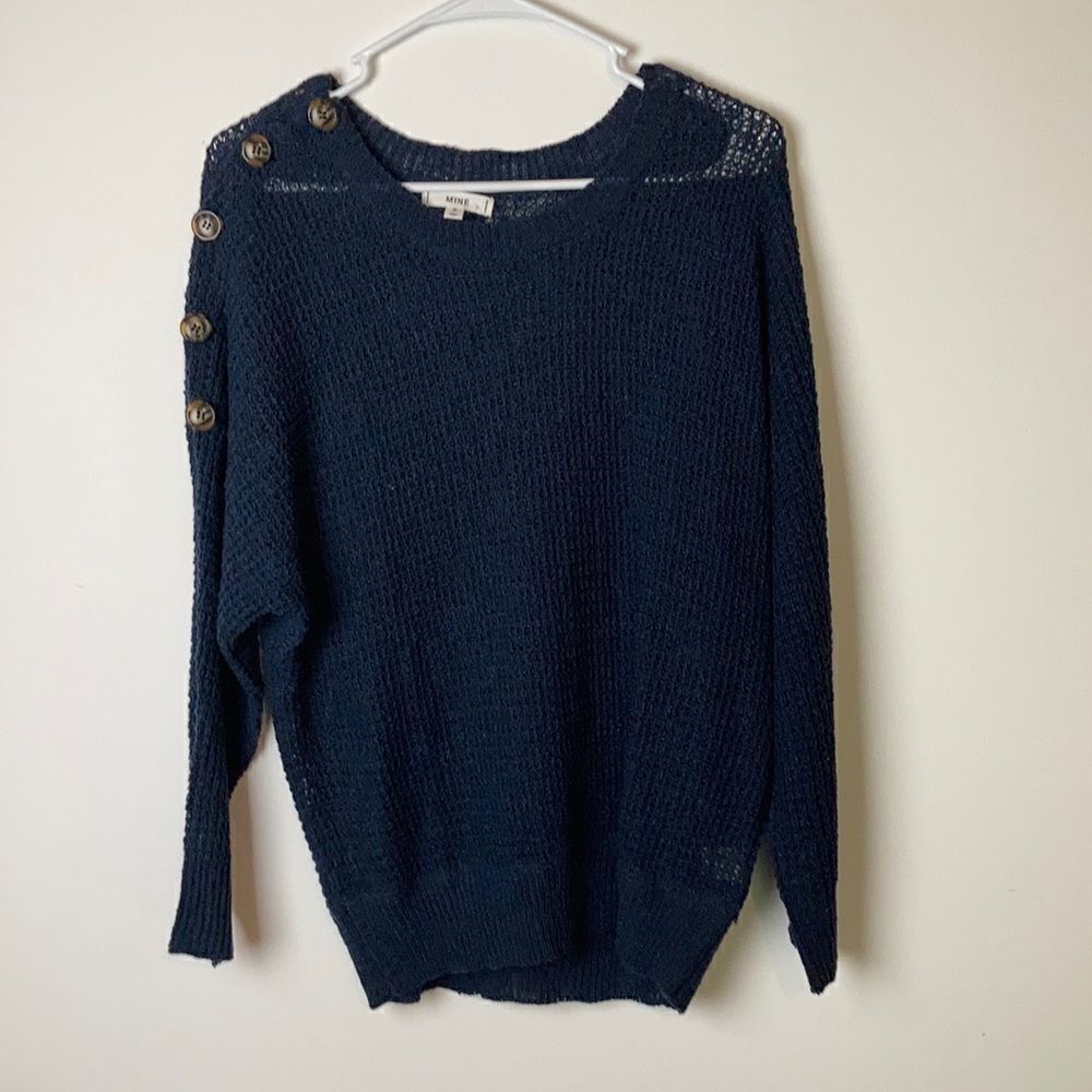 Navy sweater